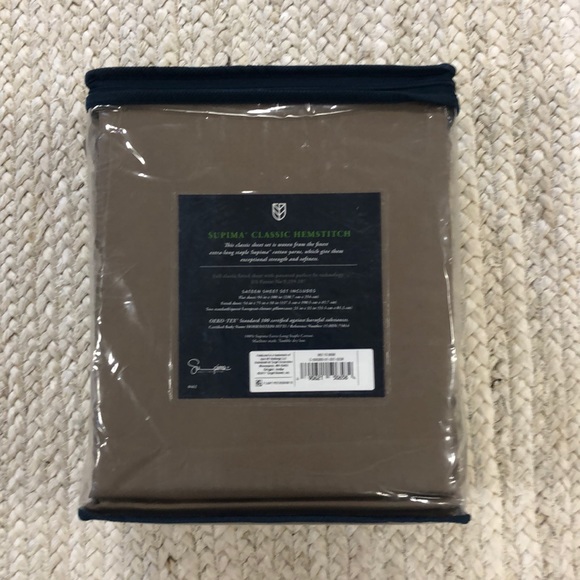 NEW Fieldcrest Full 700 Thread Ct Supima Sheet Set - Picture 2 of 4